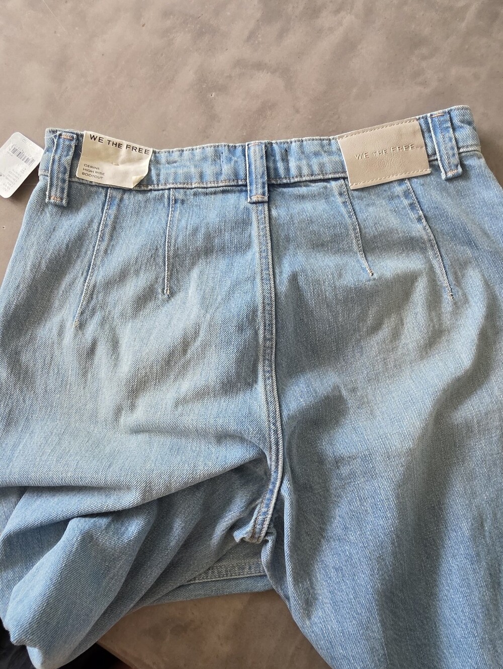 Free People ($135) We The Free Cerine High Rise Bootcut Jeans Light Wash - Picture 5 of 9